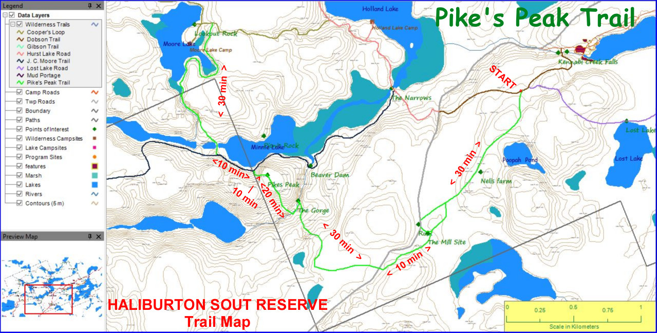 Pikes Peak Trail Map Friends of HSR Home